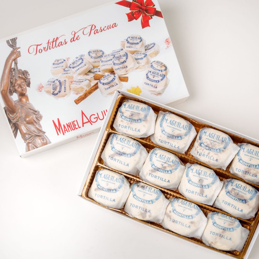 Tortillas de canela y limón Confitería y Pastelería Manuel Aguilar